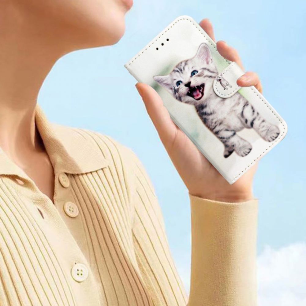 Peněženková Pouzdra Samsung Galaxy S24 Ultra 5g Kryty Na Mobil Tanga Cat