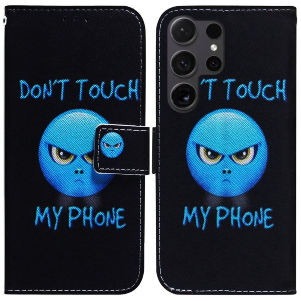 Peněženková Pouzdra Samsung Galaxy S24 Ultra 5g Kryty Na Mobil Telefon Emoji