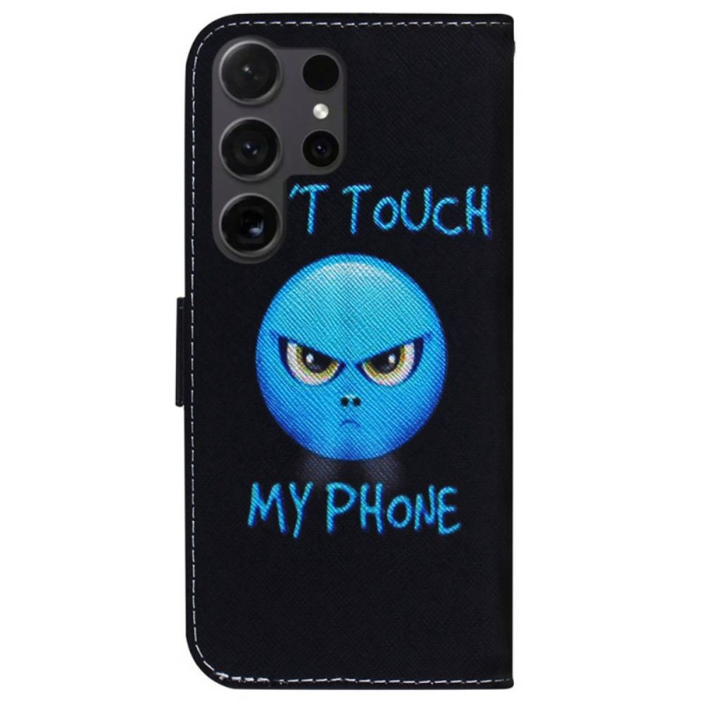 Peněženková Pouzdra Samsung Galaxy S24 Ultra 5g Kryty Na Mobil Telefon Emoji
