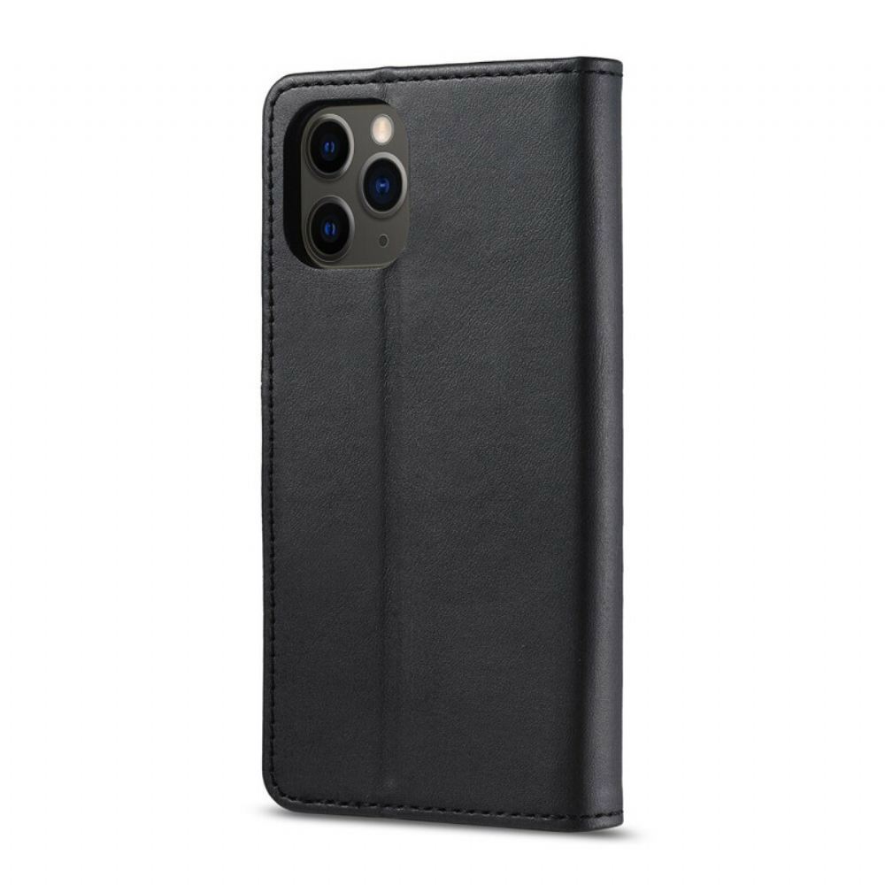 Flipové Pouzdro Na iPhone 12 Pro Max Kožený Efekt Lc.imeeke