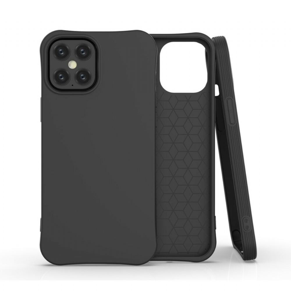 Kryt Na iPhone 12 Pro Max Matný Pružný Silikon