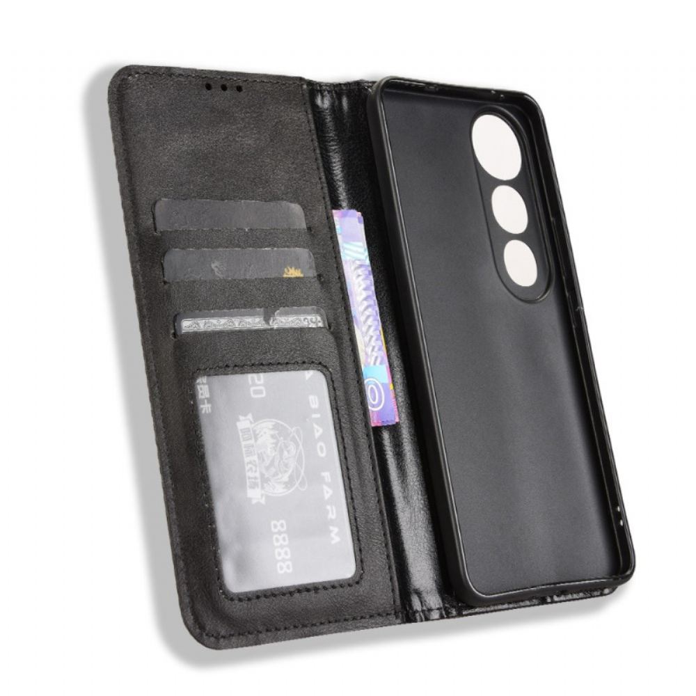 Kožené Pouzdro Folio Vivo V50 Lite 5g Vintage Vlys