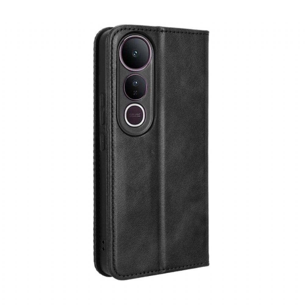 Kožené Pouzdro Folio Vivo V50 Lite 5g Vintage Vlys