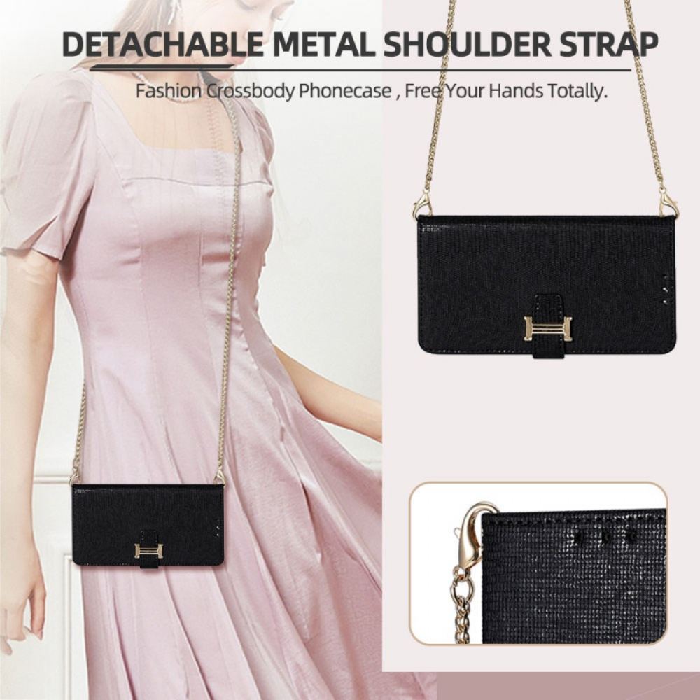 Kožený Kryt Vivo V50 Lite 5g Flitry S Řetízkem