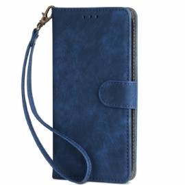 Kožený Kryt Vivo V50 Lite 5g Rfid Ochrana Se Šňůrkou