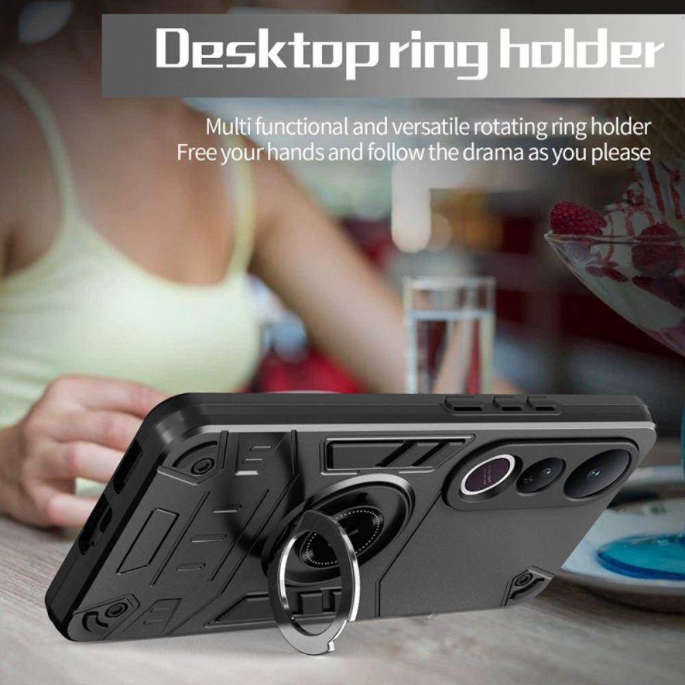 Kryt Vivo V50 Lite 5g Otočný Stojan A Zesílená Ochrana