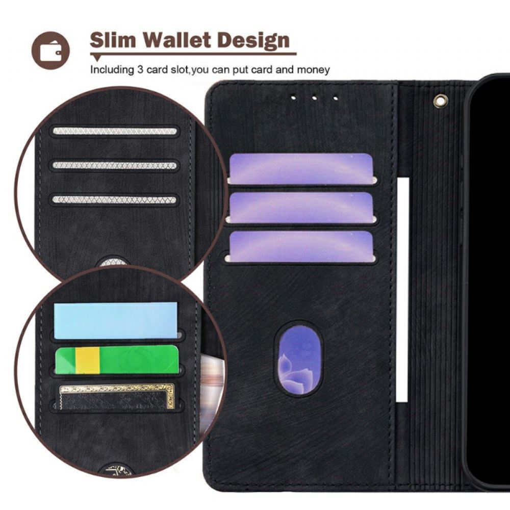 Peněženková Pouzdra Vivo V50 Lite 5g Kryty Na Mobil Dvoubarevná Rfid Ochrana