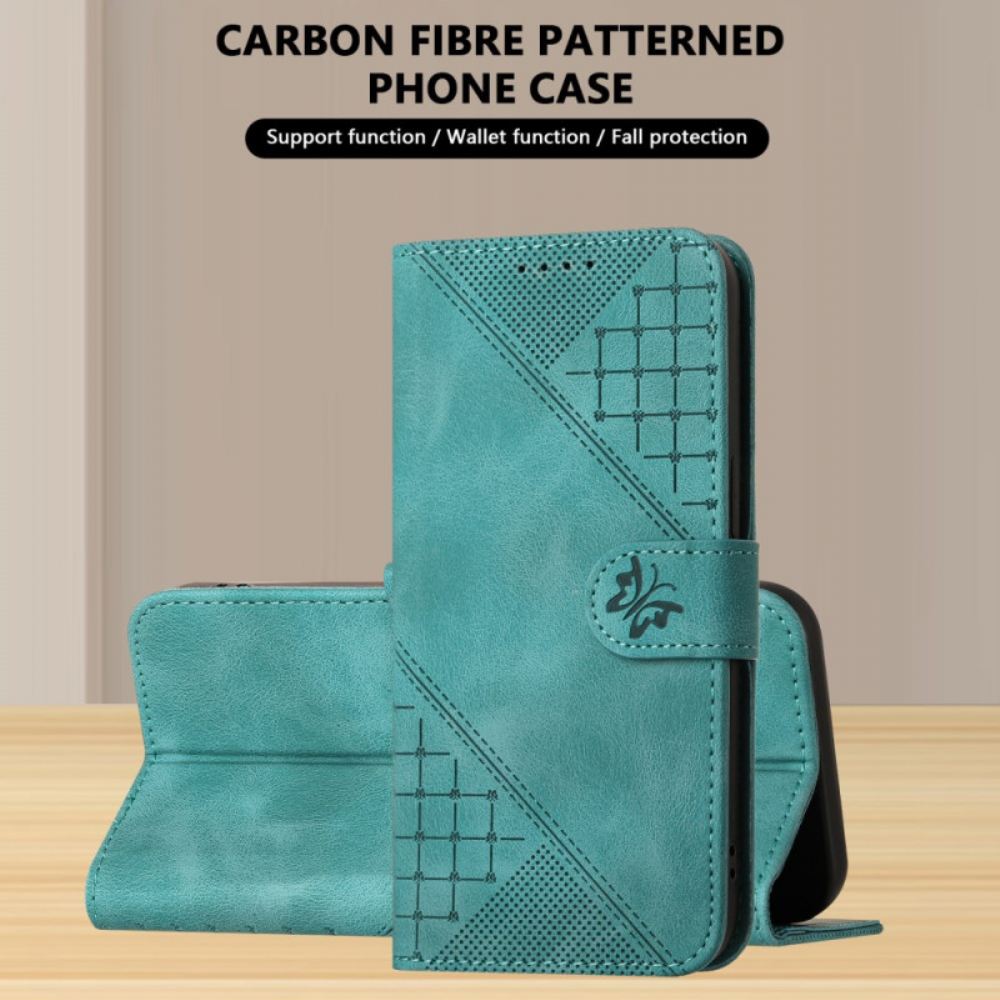 Peněženková Pouzdra Vivo V50 Lite 5g Kryty Na Mobil Geometrický Design Řemínku