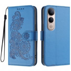 Peněženková Pouzdra Vivo V50 Lite 5g Kryty Na Mobil Krajka