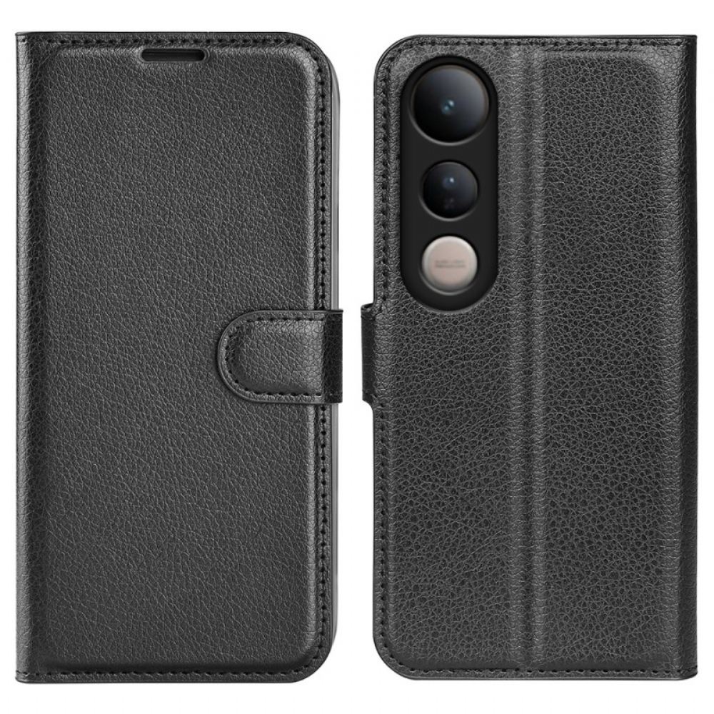 Peněženková Pouzdra Vivo V50 Lite 5g Umělá Kůže Liči