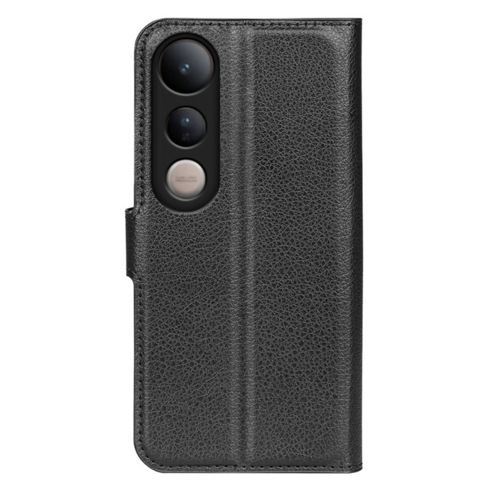 Peněženková Pouzdra Vivo V50 Lite 5g Umělá Kůže Liči