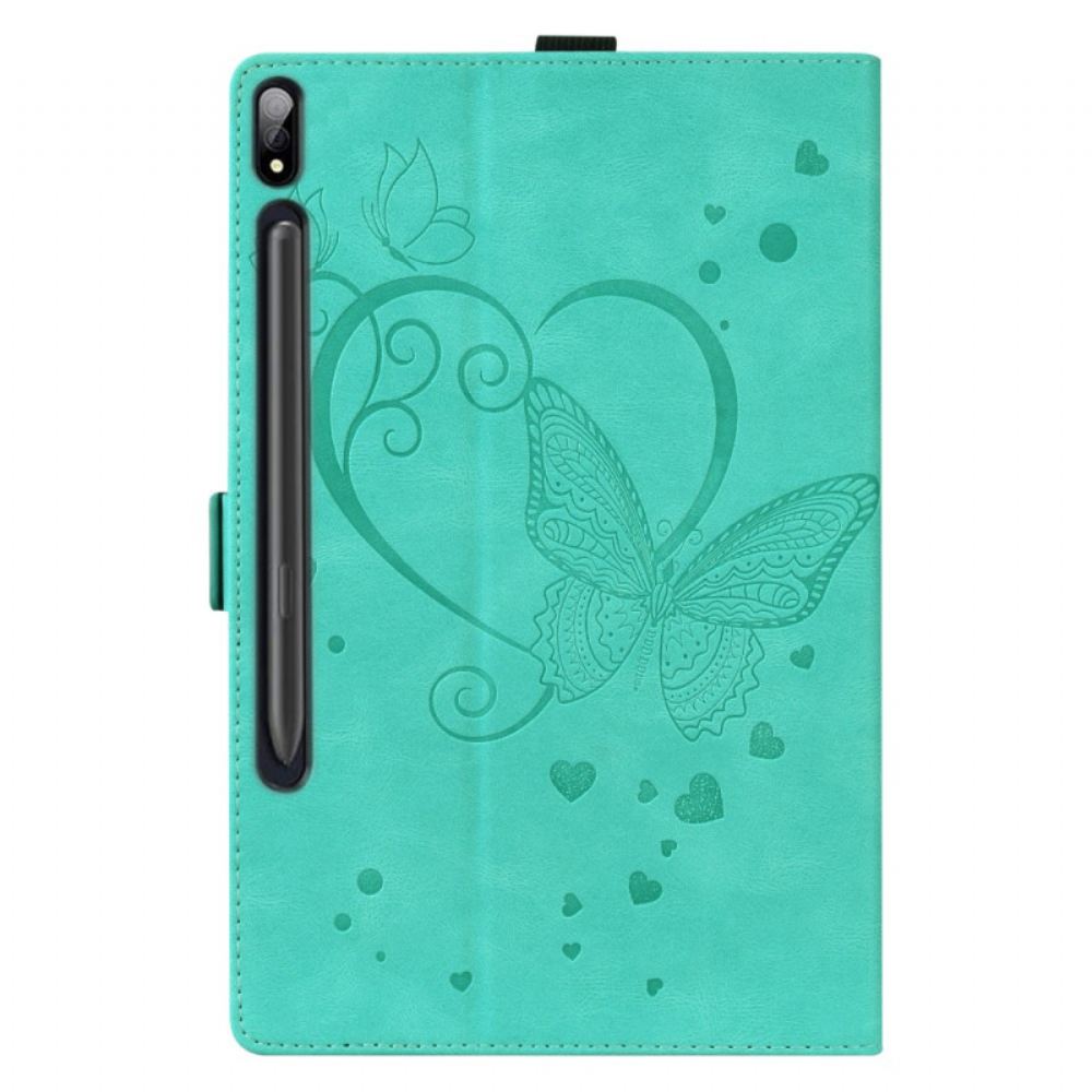 Pouzdro Samsung Galaxy Tab S9 Fe Srdce
