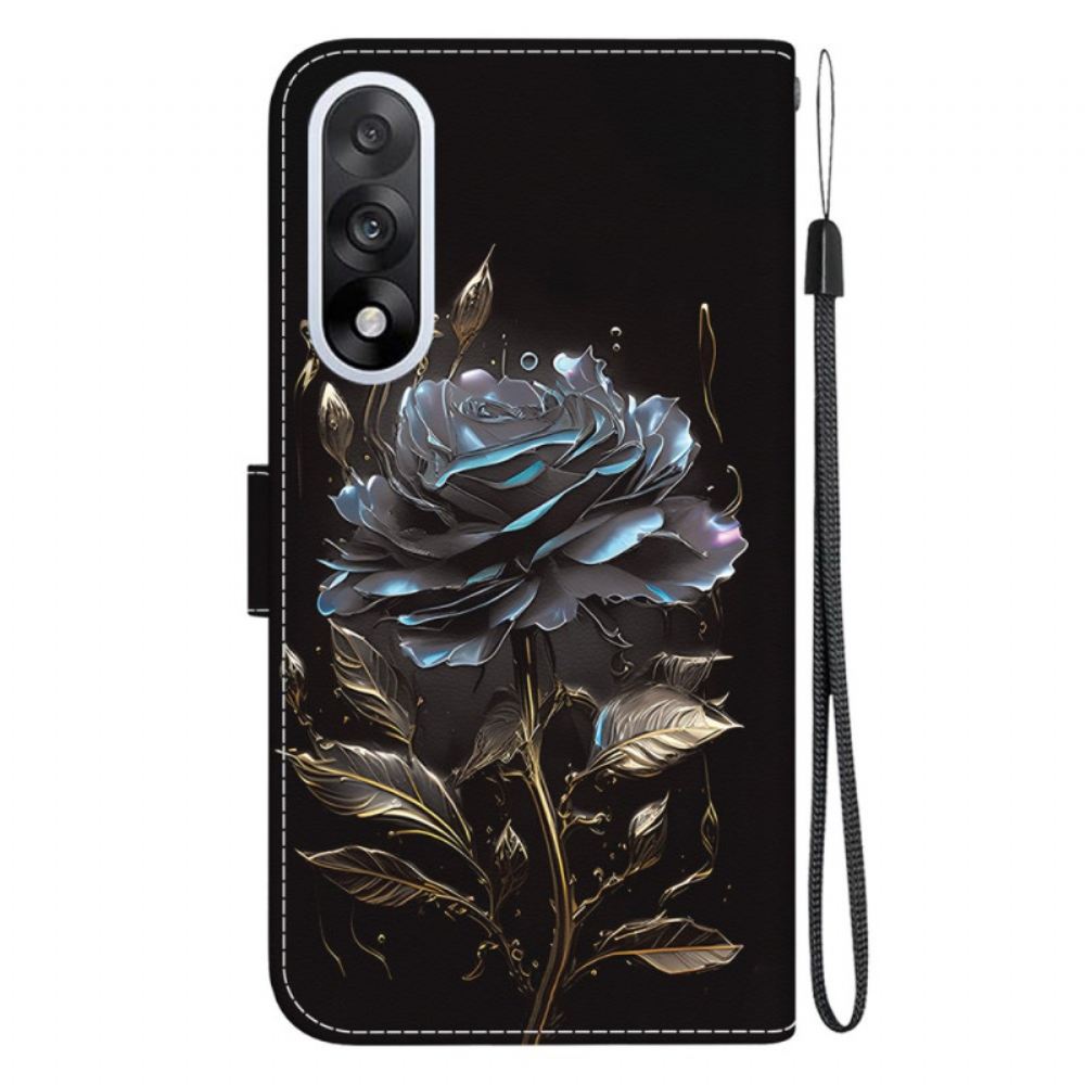 Kožený Kryt Na Oneplus Nord 5 Černá Růže