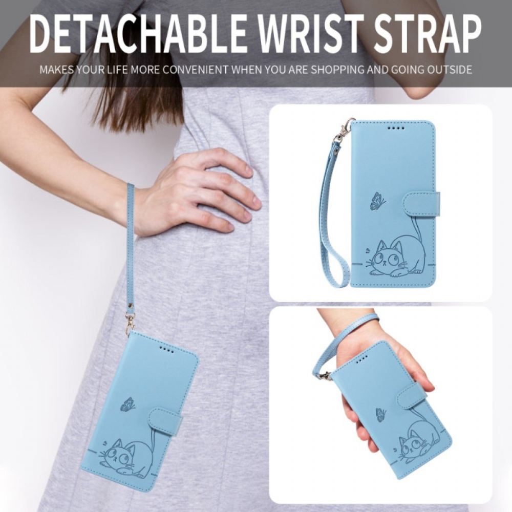 Kožený Kryt Oneplus Nord 5 Grafická Kočka