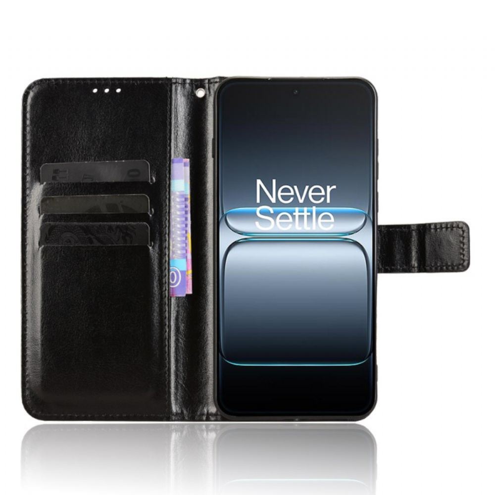 Kožený Kryt Oneplus Nord 5 Okázalá Umělá Kůže