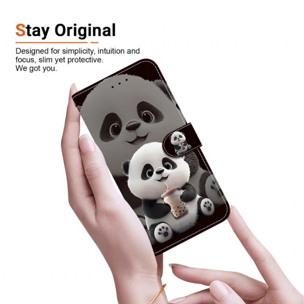 Kožený Kryt Oneplus Nord 5 Panda