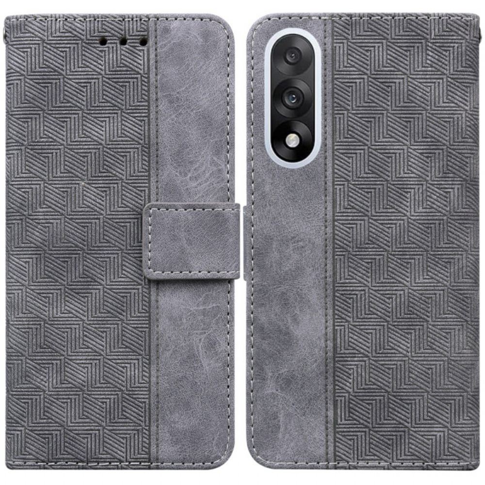 Kožený Kryt Oneplus Nord 5 Tkaný Vzor