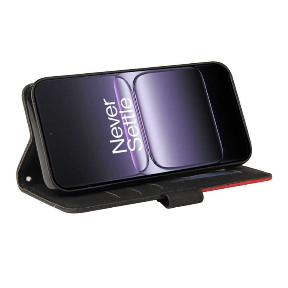 Kožený Kryt Oneplus Nord 5 Vlnitý Vzor