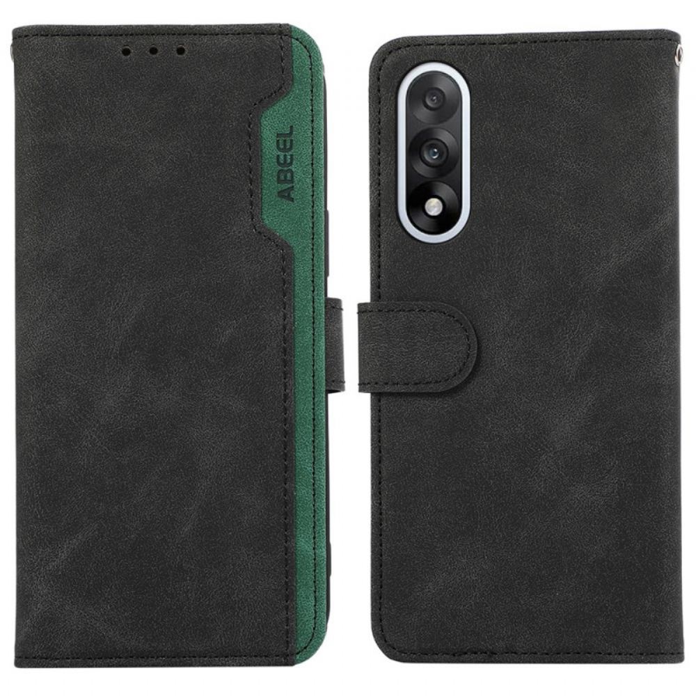 Peněženková Pouzdra Oneplus Nord 5 Kryty Na Mobil Abeel Dvoubarevná