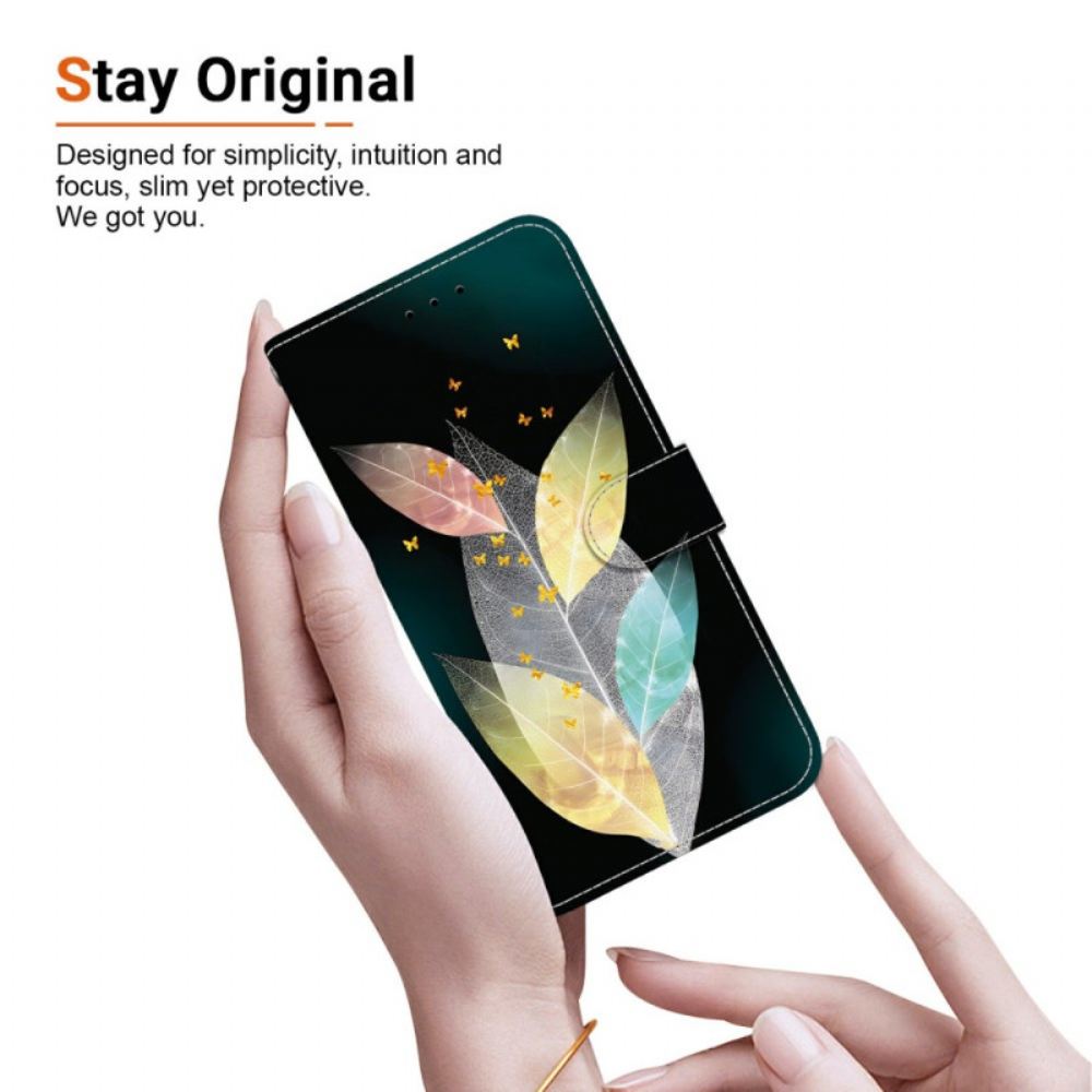 Peněženková Pouzdra Oneplus Nord 5 Kryty Na Mobil Barevné Peří