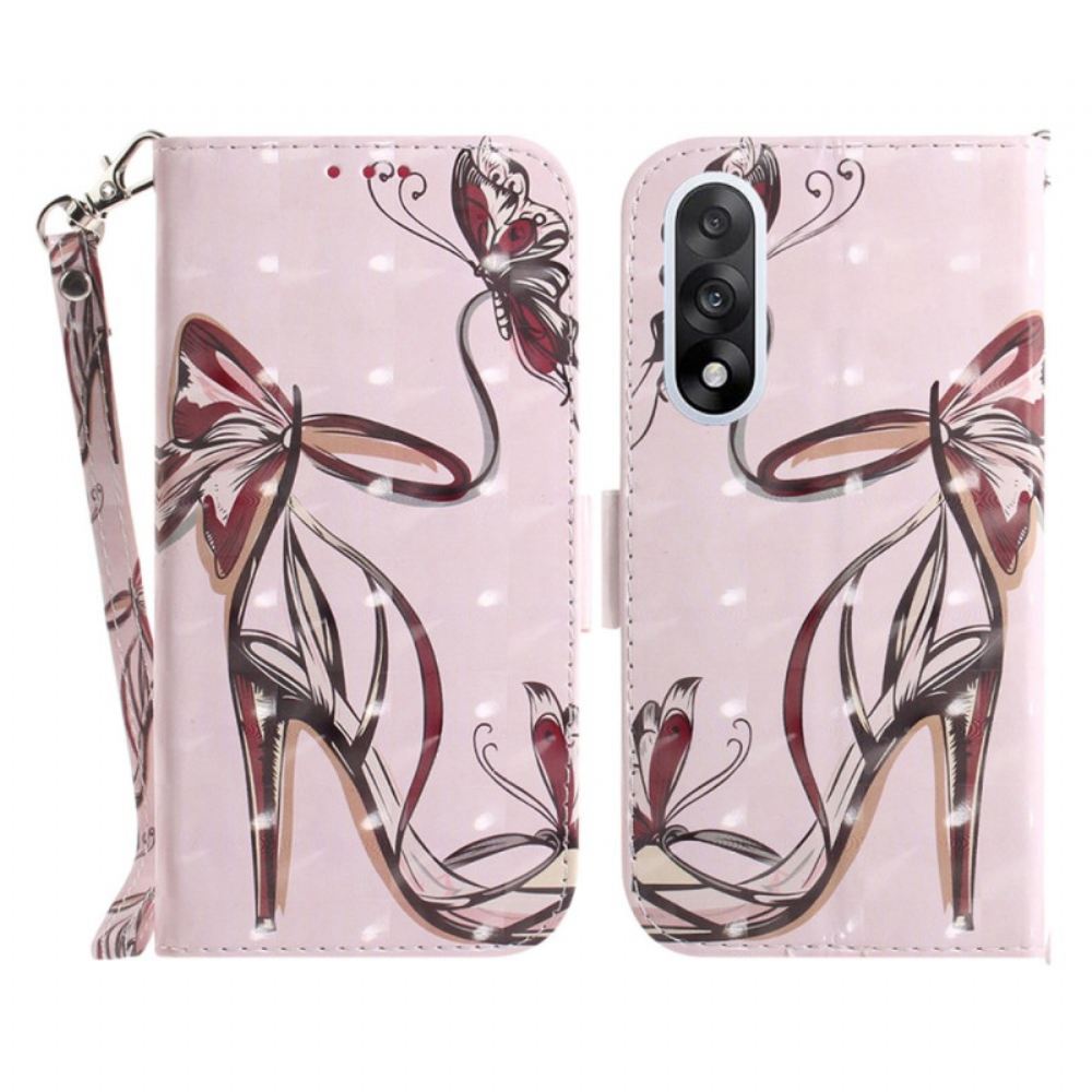 Peněženková Pouzdra Oneplus Nord 5 Páskové Podpatky