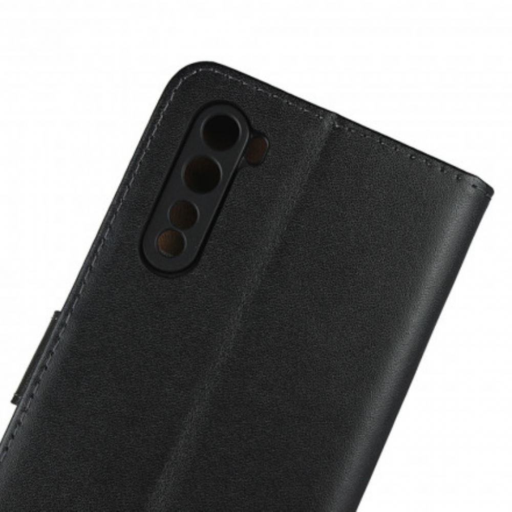 Flipové Pouzdro Na OnePlus Nord Pozvánka Z Pravé Kůže