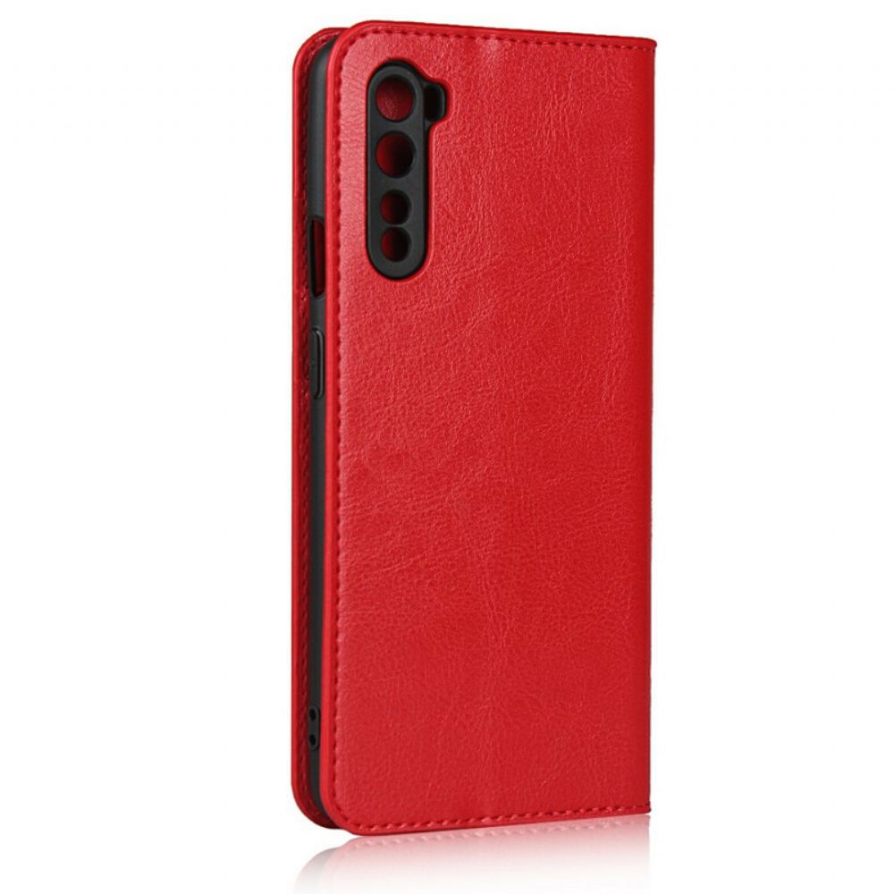 Kryty Na Mobil Na OnePlus Nord Flipové Pouzdro Pravá Kůže