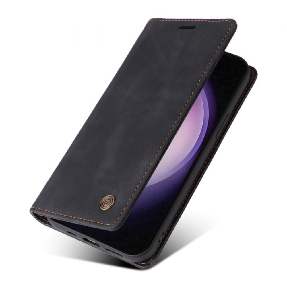 Kožené Pouzdro Folio Na Samsung Galaxy S24 Plus 5g Přísavka