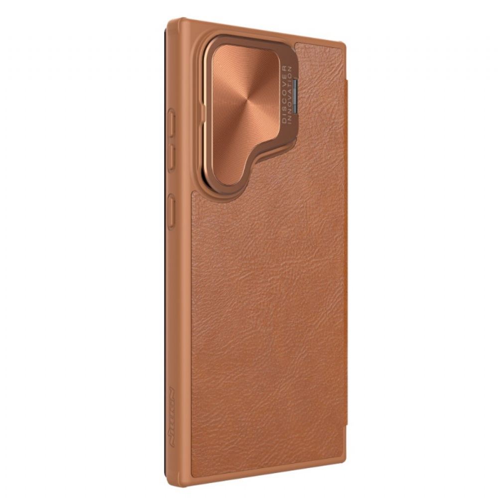 Kožené Pouzdro Folio Na Samsung Galaxy S24 Plus 5g Qin Pro Nillkin