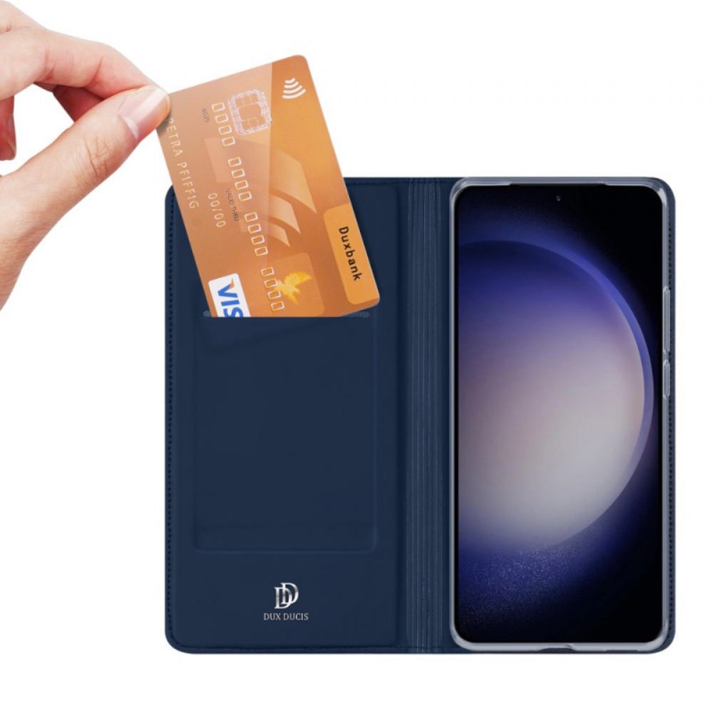 Kožené Pouzdro Folio Na Samsung Galaxy S24 Plus 5g Skin Pro Series Dux Ducis