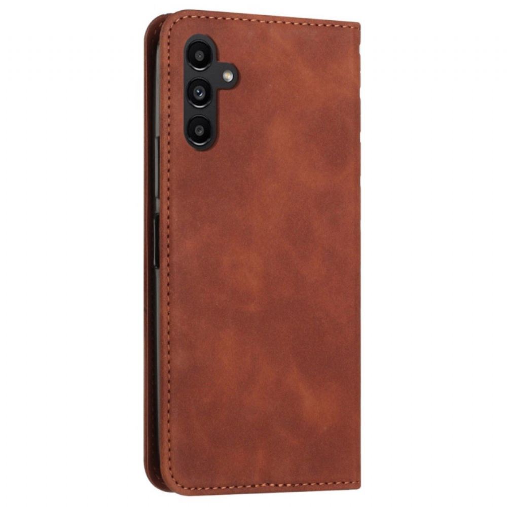 Kožené Pouzdro Folio Samsung Galaxy S24 Plus 5g 3d Kostky