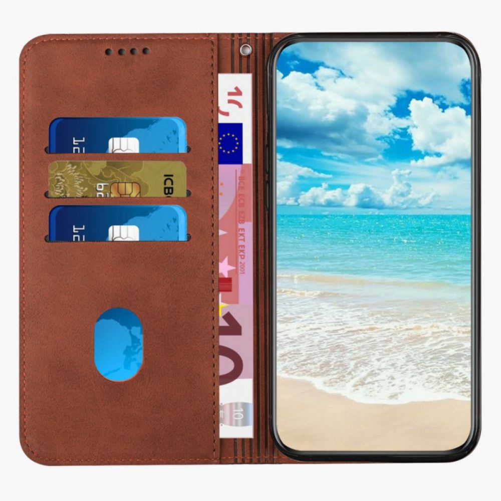 Kožené Pouzdro Folio Samsung Galaxy S24 Plus 5g 3d Kostky