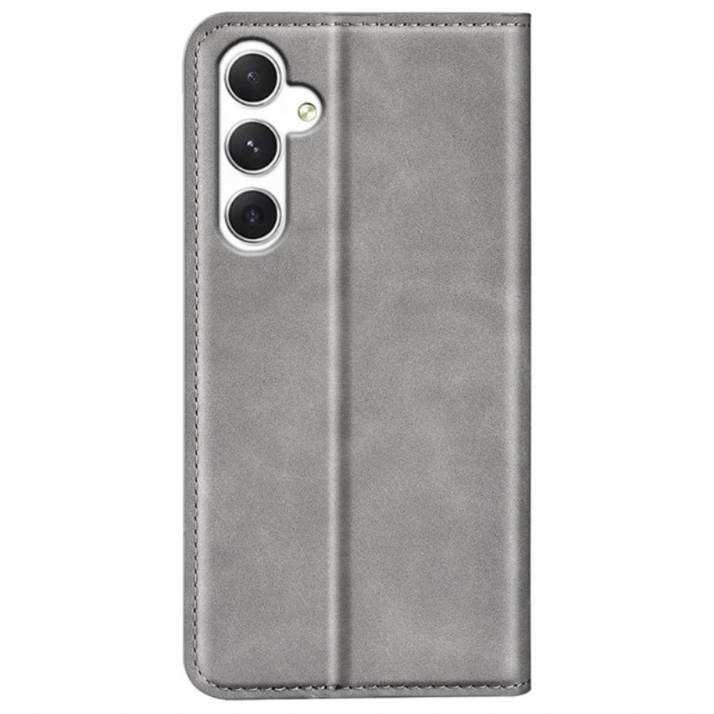 Kožené Pouzdro Folio Samsung Galaxy S24 Plus 5g Klasika