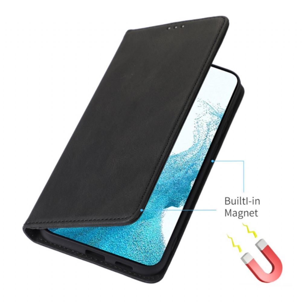 Kožené Pouzdro Folio Samsung Galaxy S24 Plus 5g Textura Kůže