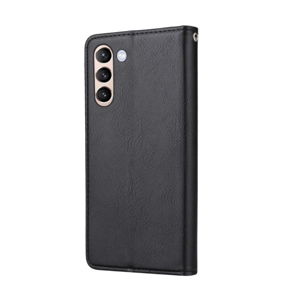 Kožené Pouzdro Samsung Galaxy S24 Plus 5g Kryty Na Mobil Držitel Karty