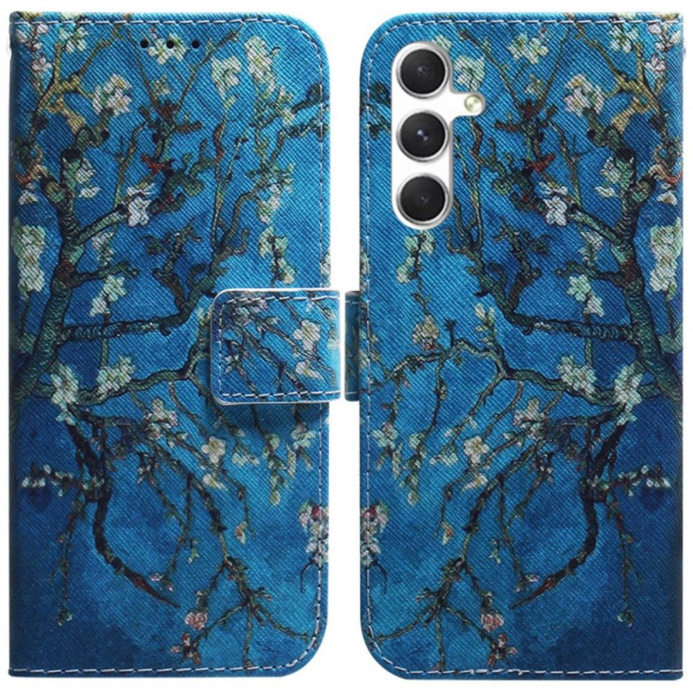 Kožený Kryt Na Samsung Galaxy S24 Plus 5g Chlupaté Větve