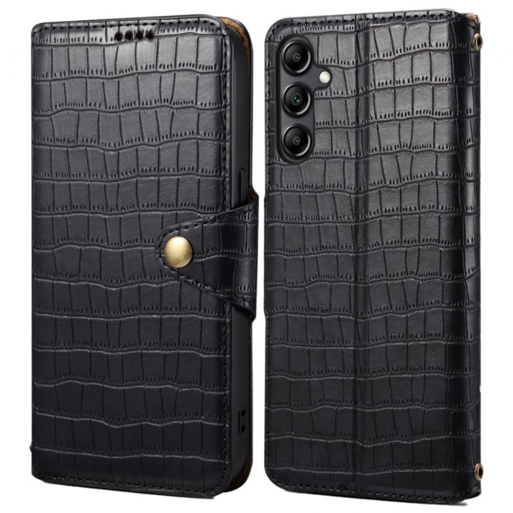 Kožený Kryt Na Samsung Galaxy S24 Plus 5g Krokodýlí Textura