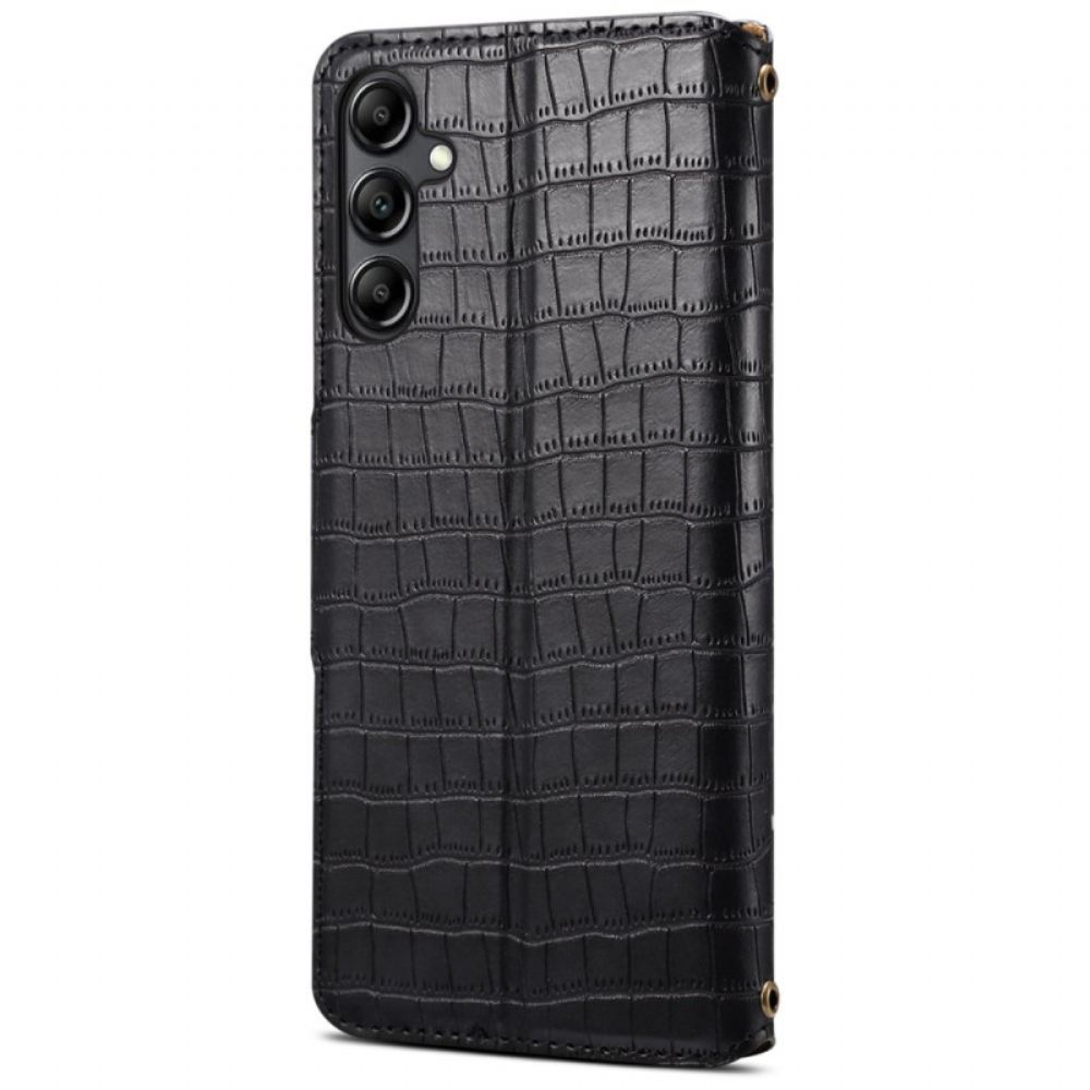Kožený Kryt Na Samsung Galaxy S24 Plus 5g Krokodýlí Textura