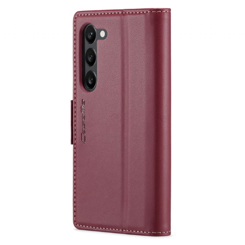 Kožený Kryt Na Samsung Galaxy S24 Plus 5g S Caseme Rfid Blokováním