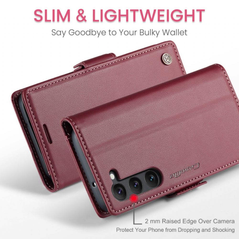 Kožený Kryt Na Samsung Galaxy S24 Plus 5g S Caseme Rfid Blokováním