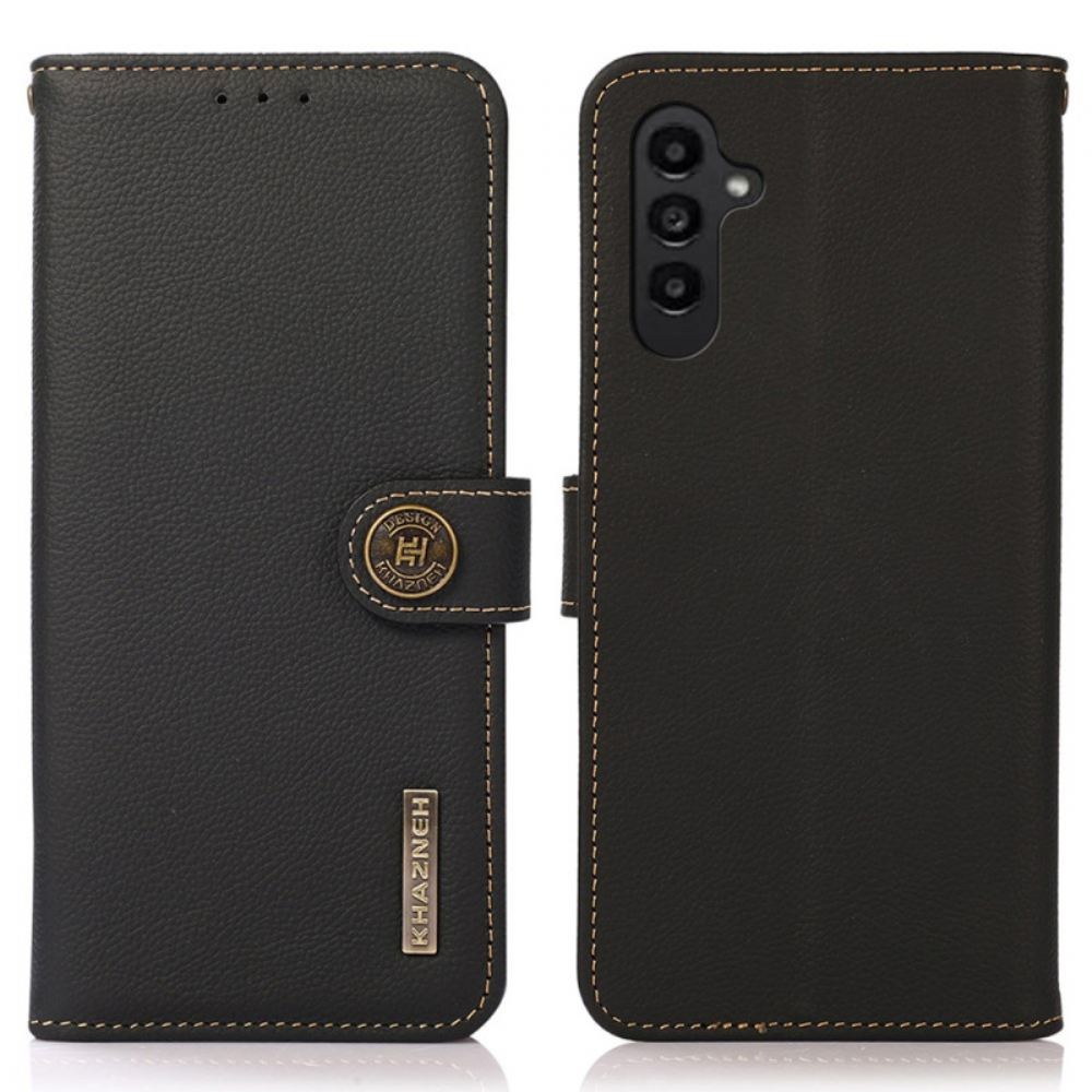 Kožený Kryt Samsung Galaxy S24 Plus 5g Klasický Chazneh