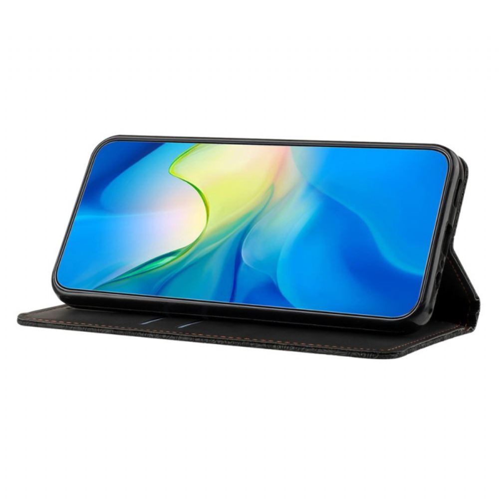 Kožený Kryt Samsung Galaxy S24 Plus 5g Květinový Vzor