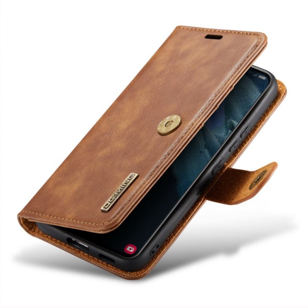 Kožený Kryt Samsung Galaxy S24 Plus 5g Odnímatelný Držák Karet Dg.ming