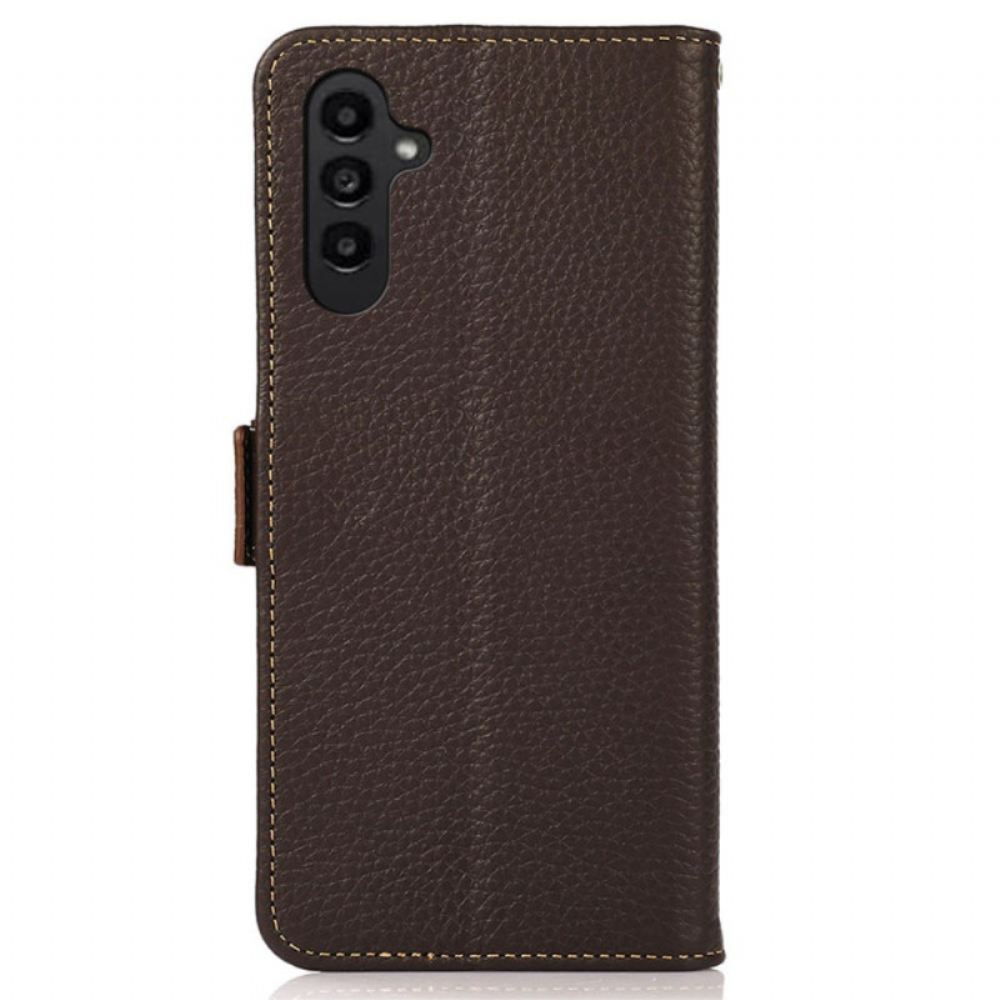 Kožený Kryt Samsung Galaxy S24 Plus 5g S Blokováním Rfid Khazneh