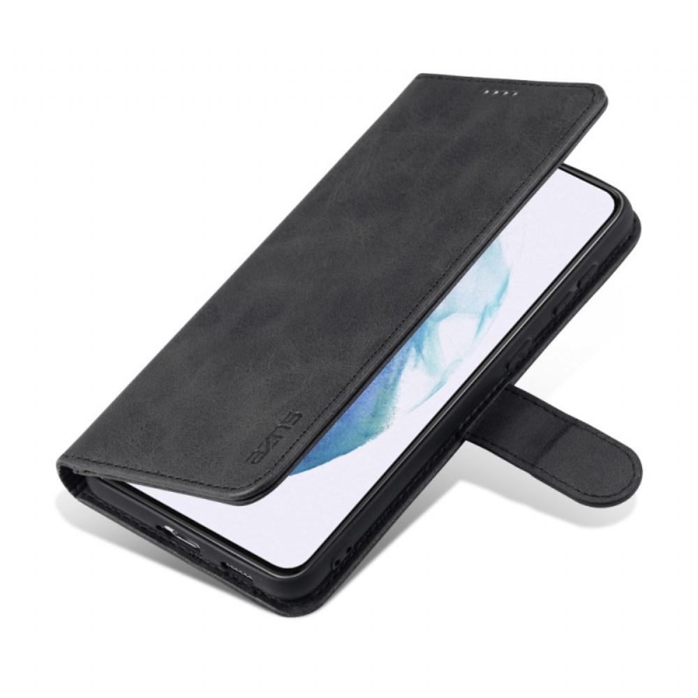 Kožený Kryt Samsung Galaxy S24 Plus 5g Semišový Styl Azns