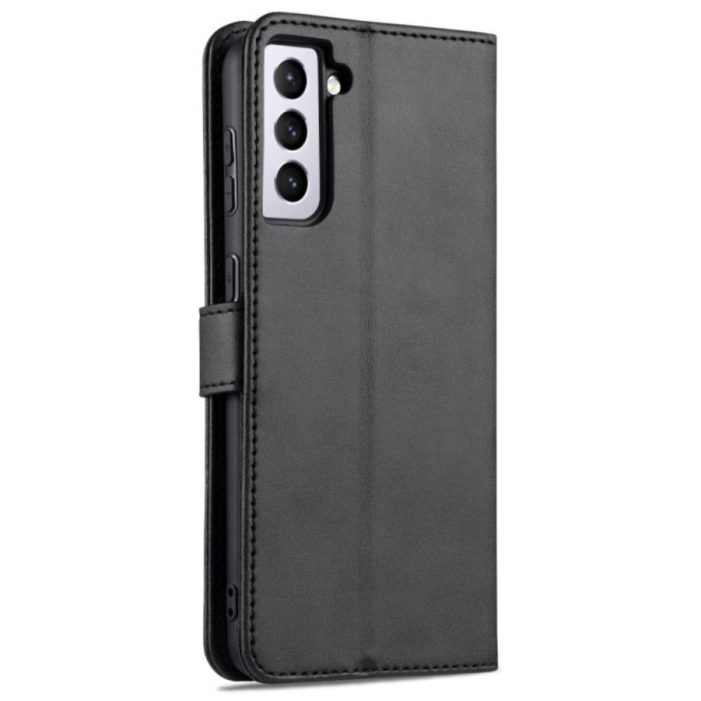 Kožený Kryt Samsung Galaxy S24 Plus 5g Semišový Styl Azns