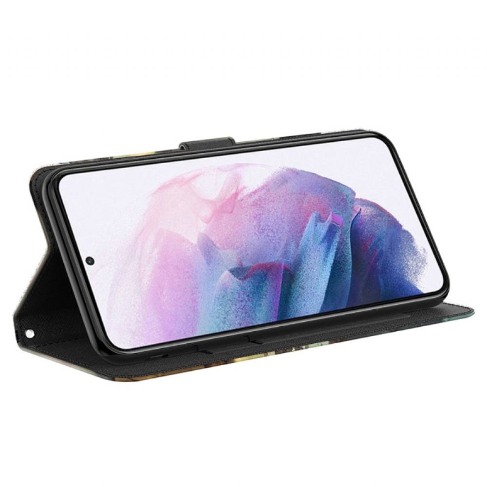 Kožený Kryt Samsung Galaxy S24 Plus 5g Sen O Kotěti Ve Lnaière