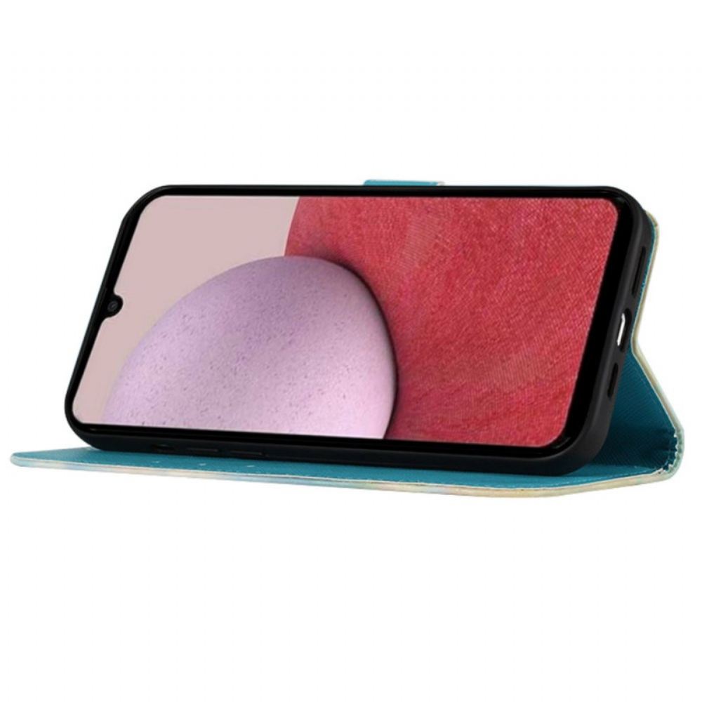Kožený Kryt Samsung Galaxy S24 Plus 5g Slečna Sova
