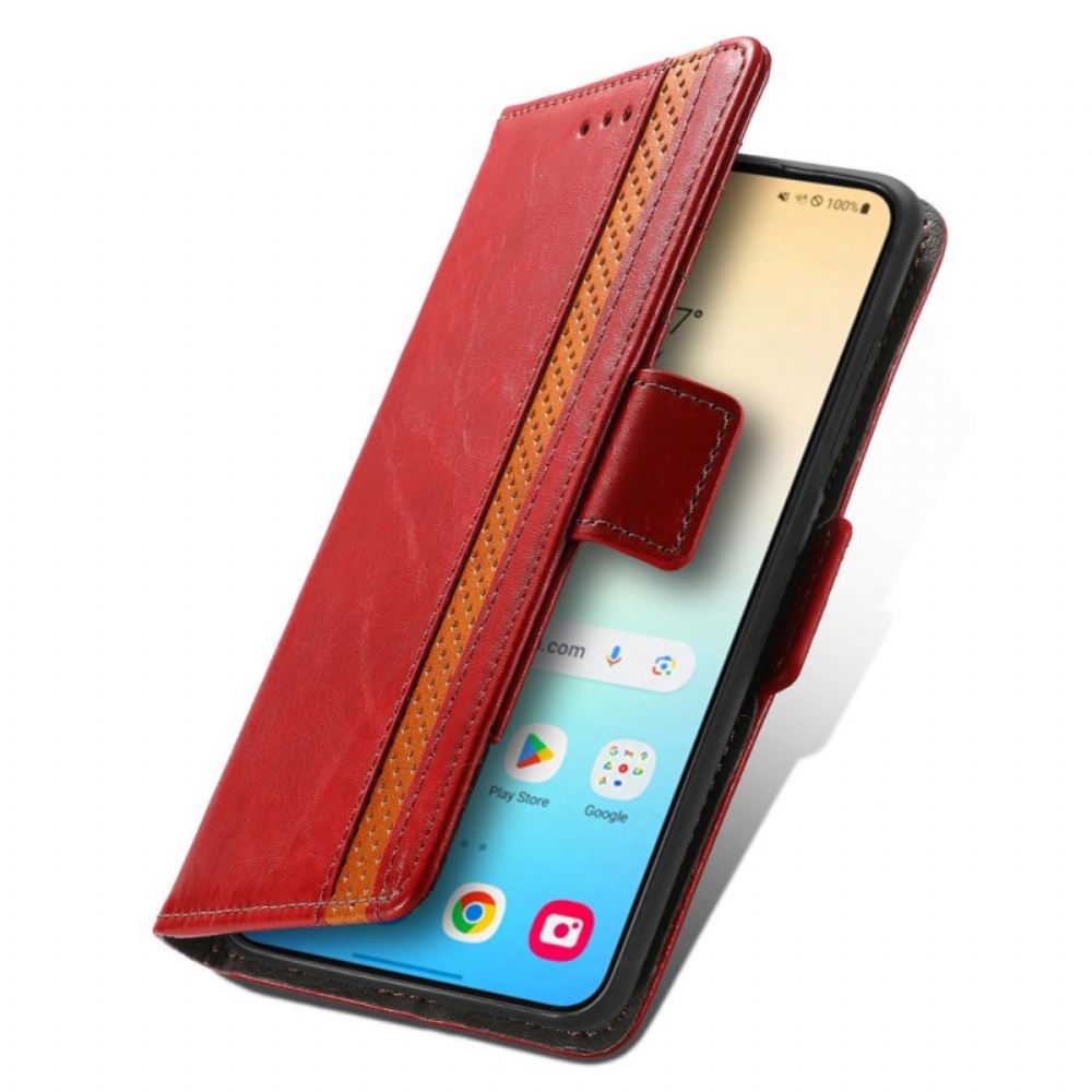 Kožený Kryt Samsung Galaxy S24 Plus 5g Technologie Blokování Rfid Caseneo