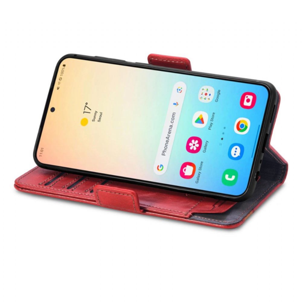 Kožený Kryt Samsung Galaxy S24 Plus 5g Technologie Blokování Rfid Caseneo